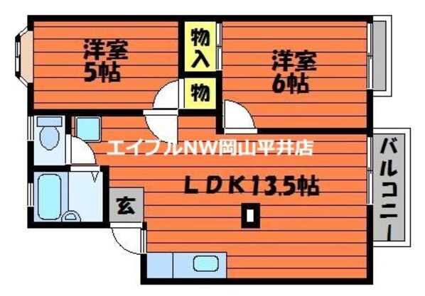 佐藤コーポの物件間取画像